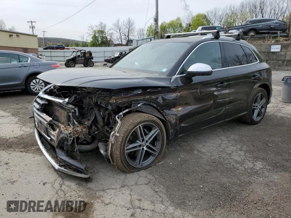 2019 Audi SQ5 Premium Plus with VIN WA1B4AFY6K2007309, listed as a Copart auction lot 54629005 with 71,231 mi miles and Salvage Title. Bid and sale history available at DreamBid. Image 1.
