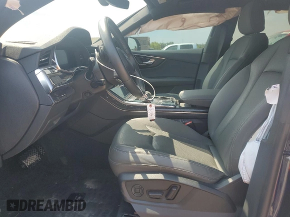 2020 Audi Q8 Premium Plus with VIN WA1EVAF11LD025333, listed as a Copart auction lot 65664624 with 58,913 mi miles and Salvage Title. Bid and sale history available at carsss.com. Image 7.