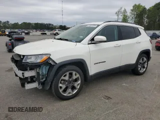 2021 Jeep Compass Limited with VIN 3C4NJCCB2MT564274, listed as a Copart auction lot 51607325 with 80,047 mi miles and Salvage Title. Bid and sale history available at carsss.com. Image 1.
