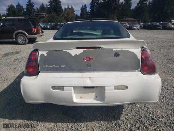 2004 Chevrolet Monte Carlo SS with VIN 2G1WX12K849310220, listed as a Copart auction lot 72740464 with 211,458 mi miles and Salvage Title. Bid and sale history available at carsss.com. Image 6.