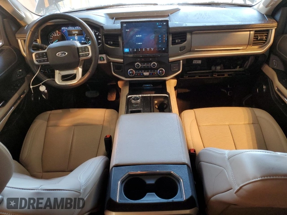 2024 Ford Expedition Max XLT with VIN 1FMJK1H80REA52884, listed as a Copart auction lot 42295015 with 17,469 mi miles and Salvage title. Bid and sale history available at DreamBid. Image 8.