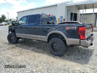 2020 Ford F-350 XL with VIN 1FT8W3BT5LEE35808, listed as a Copart auction lot 59862375 with 157,198 mi miles and Salvage title. Bid and sale history available at DreamBid. Image 2.