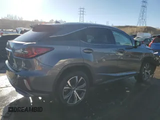 2019 Lexus RX with VIN 2T2BGMCA1KC030306, listed as a Copart auction lot 43835495 with 29,307 mi miles and Salvage Title. Bid and sale history available at carsss.com. Image 3.