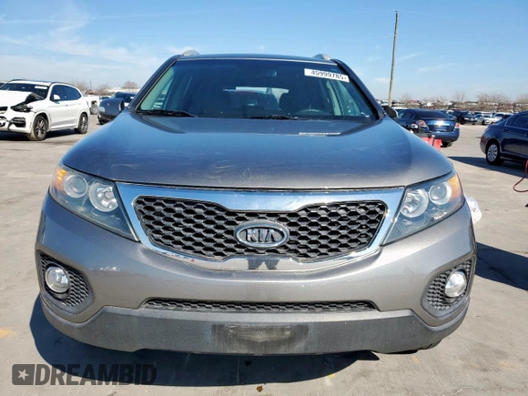 2013 Kia Sorento LX with VIN 5XYKT3A6XDG385538, listed as a Copart auction lot 45999785 with 162,361 mi miles and Salvage Title. Bid and sale history available at carsss.com. Image 5.