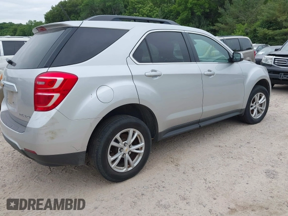 2016 Chevrolet Equinox LT z VIN 2GNALCEK9G1168510, wystawiony jako IAAI lot #42445901 z przebiegiem 165 031 mil mil oraz . Historia ofert i sprzedaży dostępna na DreamBid. Obrazek 4.