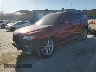 2015 Jeep Grand Cherokee Summit with VIN 1C4RJFJG0FC806608, listed as a Copart auction lot 48332205 with 147,833 mi miles and Clean Title. Bid and sale history available at carsss.com. Image 1.
