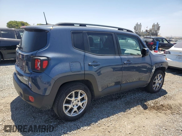 2020 Jeep Renegade Latitude with VIN ZACNJABB5LPL90354, listed as a Copart auction lot 64023815 with 54,121 mi miles and Salvage title. Bid and sale history available at DreamBid. Image 3.