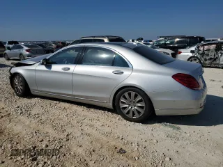 2015 Mercedes-Benz S-Class S 550 with VIN WDDUG8CB2FA097204, listed as a Copart auction lot 79836164 with 53,185 mi miles and Salvage Title. Bid and sale history available at carsss.com. Image 2.