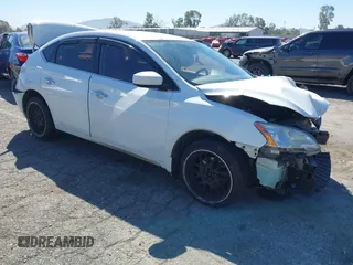 2015 Nissan Sentra S with VIN 3N1AB7AP8FY315861, listed as a IAAI auction lot 41862443 with 157,842 mi miles and . Bid and sale history available at DreamBid. Image 1.