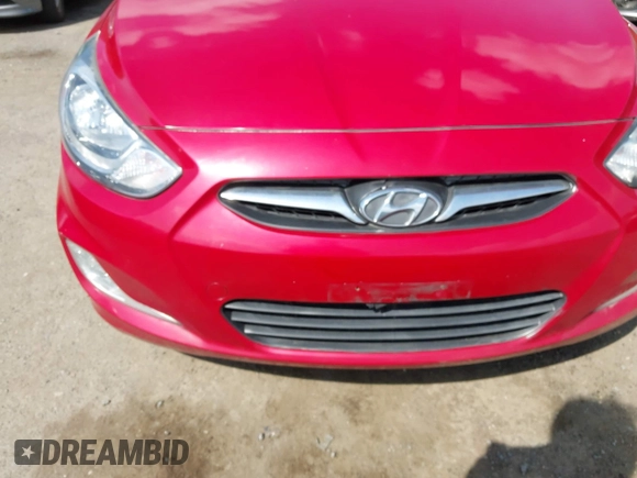 2012 Hyundai Accent GLS with VIN KMHCU4AE3CU210782, listed as a IAAI auction lot 42159648 with 113,327 mi miles. Bid and sale history available at carsss.com. Image 6.