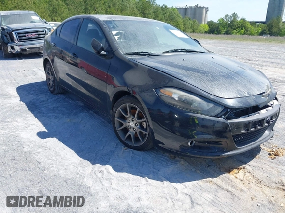 2014 Dodge Dart SXT with VIN 1C3CDFBB4ED868560, listed as a IAAI auction lot 41052009 with 116,476 mi miles. Bid and sale history available at carsss.com. Image 1.