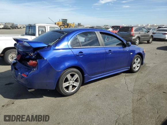 2008 Mitsubishi Lancer DE with VIN JA3AU26U08U034473, listed as a Copart auction lot 75571444 with 133,949 mi miles and Salvage Title. Bid and sale history available at carsss.com. Image 3.