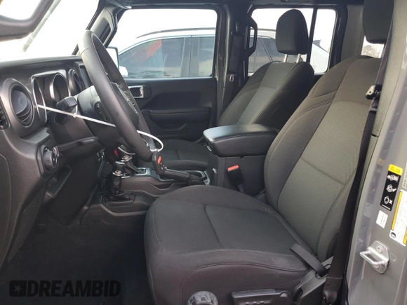 2023 Jeep Wrangler Sport S with VIN 1C4HJXDN9PW522356, listed as a Copart auction lot 85493604 with 15,809 mi miles and Clean Title. Bid and sale history available at DreamBid. Image 7.
