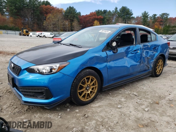 2023 Subaru Impreza with VIN 4S3GKAB61P3602222, listed as a Copart auction lot 78674434 with 19,416 mi miles and Salvage title. Bid and sale history available at DreamBid. Image 1.