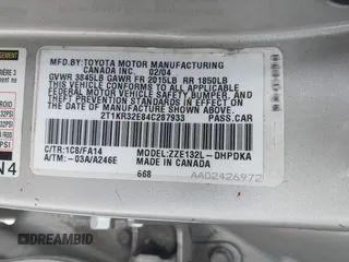 2004 Toyota Matrix Std z VIN 2T1KR32E84C287933, wystawiony jako IAAI lot #42336023 z przebiegiem 179 642 mil mil oraz . Historia ofert i sprzedaży dostępna na DreamBid. Obrazek 9.