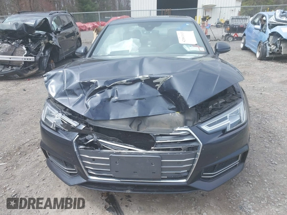 2017 Audi A4 Premium Plus with VIN WAUENAF45HN019873, listed as a IAAI auction lot 42081103 with 103,041 mi miles. Bid and sale history available at carsss.com. Image 12.