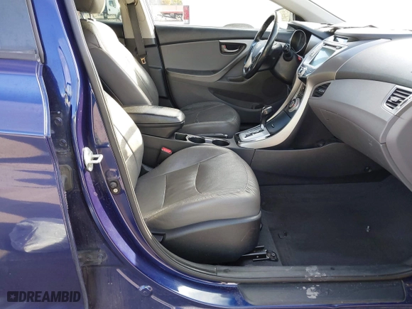 2012 Hyundai Elantra GLS with VIN 5NPDH4AE0CH099860, listed as a IAAI auction lot 42014550 with 142,224 mi miles. Bid and sale history available at carsss.com. Image 5.