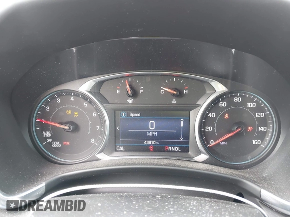 2020 Chevrolet Equinox LT with VIN 2GNAXUEVXL6222091, listed as a IAAI auction lot 41786944 with 43,610 mi miles and . Bid and sale history available at DreamBid. Image 7.