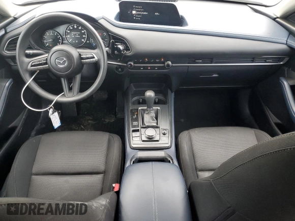 2021 Mazda CX-30 S with VIN 3MVDMBAL4MM219507, listed as a Copart auction lot 55579865 with 53,707 mi miles and Salvage title. Bid and sale history available at DreamBid. Image 8.