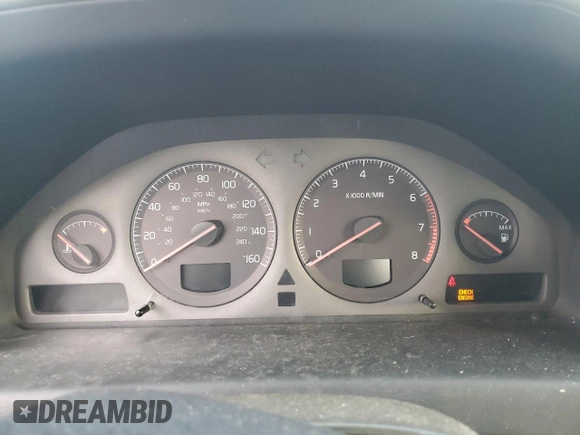 2002 Volvo V70 with VIN YV1SZ58D321079092, listed as a Copart auction lot 43993605 with Not provided miles and Clean title. Bid and sale history available at DreamBid. Image 9.