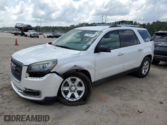 2016 GMC Acadia SLE z VIN 1GKKRPKDXGJ245503, wystawiony jako Copart lot #57624405 z przebiegiem 66 996 mil mil oraz Szkoda całkowita • Salvage title. Historia ofert i sprzedaży dostępna na DreamBid. Obrazek 1.
