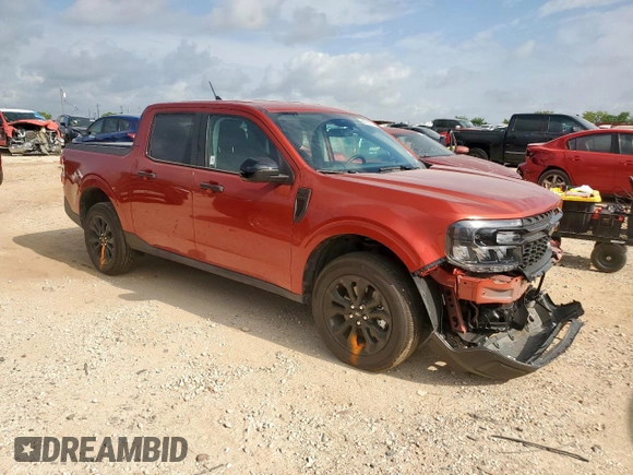 2024 Ford Maverick XLT with VIN 3FTTW8H96RRB16202, listed as a Copart auction lot 59702775 with 2,939 mi miles and Salvage title. Bid and sale history available at DreamBid. Image 4.