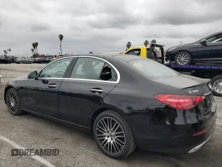 2023 Mercedes-Benz C 300 with VIN W1KAF4HB9PR134470, listed as a Copart auction lot 47826165 with 4,255 mi miles and Salvage Title. Bid and sale history available at DreamBid. Image 2.