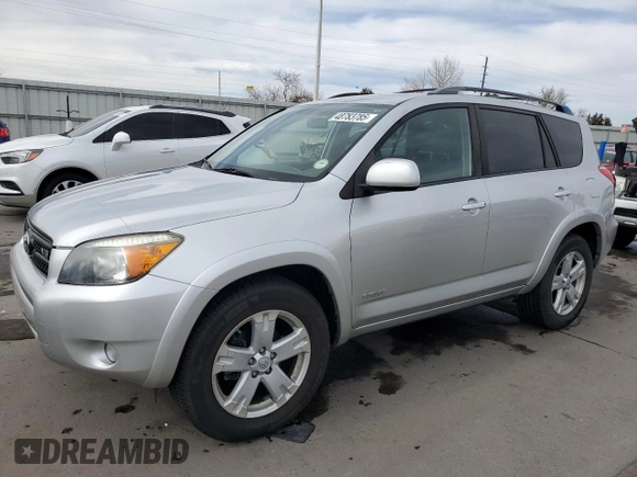 2006 Toyota RAV4 Sport with VIN JTMBK32V665012470, listed as a Copart auction lot 48783785 with 154,037 mi miles and Salvage Title. Bid and sale history available at carsss.com. Image 1.