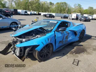 2024 Chevrolet Corvette 1LT with VIN 1G1YA2D40R5114730, listed as a Copart auction lot 55020265 with Not provided miles and Salvage title. Bid and sale history available at DreamBid. Image 1.
