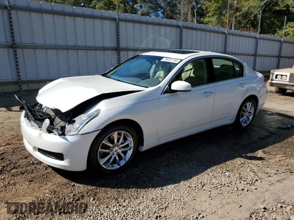 2008 Infiniti G35 with VIN JNKBV61E28M221786, listed as a Copart auction lot 76457114 with 109,191 mi miles and Salvage Title. Bid and sale history available at DreamBid. Image 1.