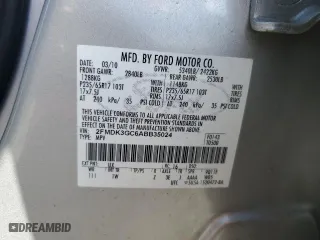 2010 Ford Edge SE with VIN 2FMDK3GC6ABB35024, listed as a Copart auction lot 51529885 with 226,062 mi miles and Salvage Title. Bid and sale history available at carsss.com. Image 13.