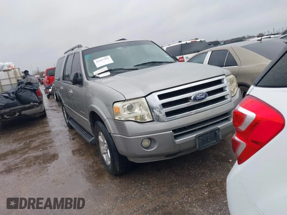 2008 Ford Expedition Max SSV z VIN 1FMFK15578LA54089, wystawiony jako IAAI lot #41457501 z przebiegiem 250 316 mil mil oraz . Historia ofert i sprzedaży dostępna na DreamBid. Obrazek 1.