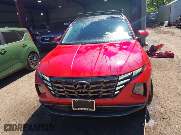 2023 Hyundai Tucson Limited with VIN 5NMJECAE0PH206589, listed as a IAAI auction lot 42198099 with 33,023 mi miles and . Bid and sale history available at DreamBid. Image 13.