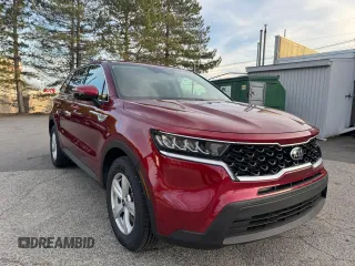 2021 Kia Sorento LX with VIN 5XYRG4LC3MG065165, listed as a Copart auction lot 54498995 with 87,019 mi miles and Clean Title. Bid and sale history available at carsss.com. Image 1.
