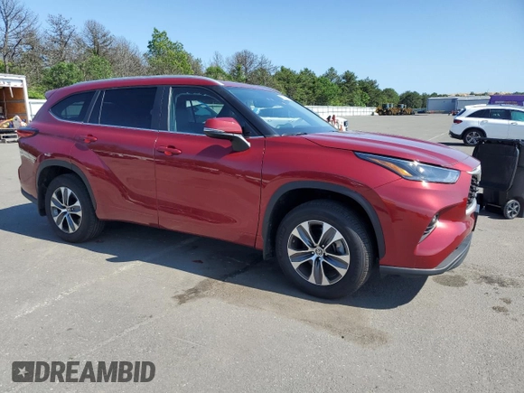 2023 Toyota Highlander L with VIN 5TDKDRBH2PS509311, listed as a Copart auction lot 61045995 with 14,411 mi miles and Salvage title. Bid and sale history available at DreamBid. Image 4.
