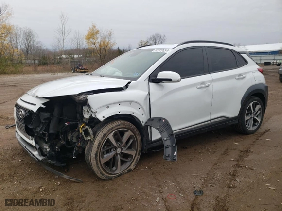 2019 Hyundai Kona Limited with VIN KM8K3CA54KU376039, listed as a Copart auction lot 82322634 with 62,025 mi miles and Salvage Title. Bid and sale history available at carsss.com. Image 1.