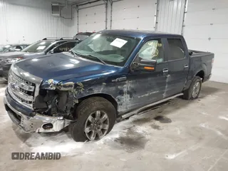 2014 Ford F-150 XL with VIN 1FTFW1EF7EKG57692, listed as a IAAI auction lot 41996378 with 111,113 mi miles. Bid and sale history available at carsss.com. Image 2.