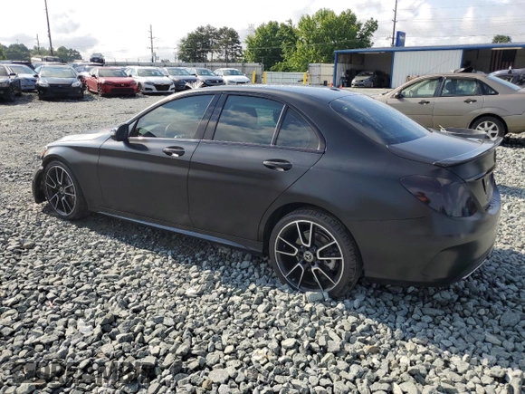 2020 Mercedes-Benz C 300 with VIN 55SWF8DB4LU331784, listed as a Copart auction lot 60528855 with 110,218 mi miles and Salvage title. Bid and sale history available at DreamBid. Image 2.