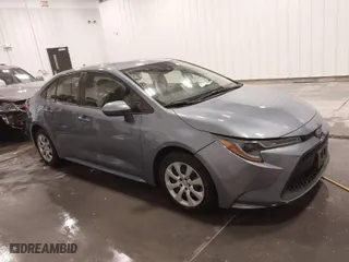 2022 Toyota Corolla LE with VIN JTDEPMAE7NJ205285, listed as a IAAI auction lot 41859952 with 17,322 mi miles. Bid and sale history available at carsss.com. Image 1.
