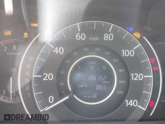 2013 Honda CR-V LX с VIN 2HKRM3H39DH517432, выставлен на аукционе IAAI как лот 42513485 с пробегом 196 152 миль миль и . История ставок и продаж доступна на DreamBid. Изображение 14.