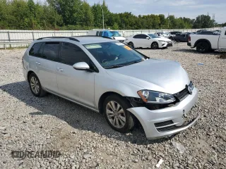 2017 Volkswagen Golf SportWagen S with VIN 3VW017AU0HM500592, listed as a Copart auction lot 70609304 with 0 mi miles and Salvage Title. Bid and sale history available at carsss.com. Image 4.