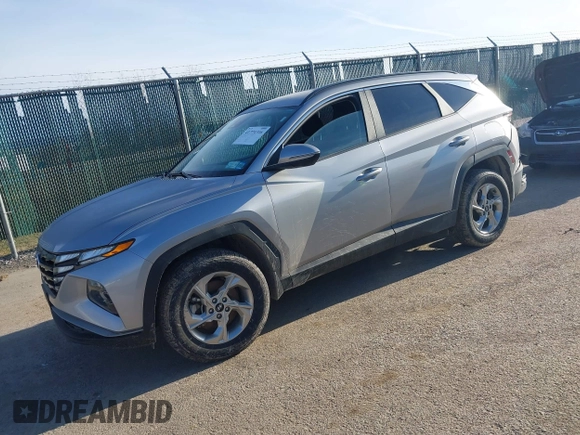 2023 Hyundai Tucson SEL z VIN KM8JBCAE2PU248128, wystawiony jako IAAI lot #41771316 z przebiegiem 52 224 mil mil oraz . Historia ofert i sprzedaży dostępna na DreamBid. Obrazek 2.