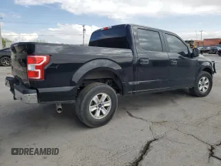 2018 Ford F-150 XL with VIN 1FTEW1C5XJKC65757, listed as a Copart auction lot 51296395 with 103,983 mi miles and Salvage Title. Bid and sale history available at carsss.com. Image 3.