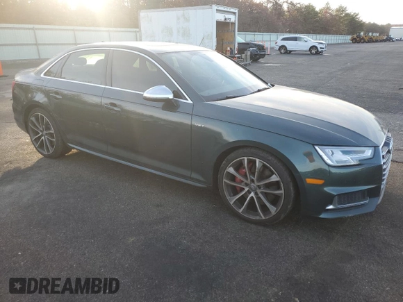 2018 Audi S4 Premium Plus with VIN WAUB4AF45JA097220, listed as a Copart auction lot 78239774 with 101,833 mi miles and Salvage Title. Bid and sale history available at carsss.com. Image 4.