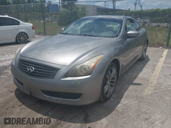 2008 Infiniti G37 Coupe Journey with VIN JNKCV64E08M103428, listed as a IAAI auction lot 42188627 with 157,824 mi miles. Bid and sale history available at carsss.com. Image 2.