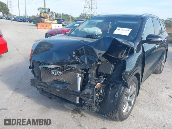 2016 Kia Sorento SX with VIN 5XYPK4A57GG023001, listed as a IAAI auction lot 41154189 with 93,399 mi miles. Bid and sale history available at carsss.com. Image 6.
