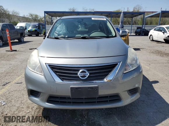 2012 Nissan Versa SV with VIN 3N1CN7AP0CL946595, listed as a Copart auction lot 59562915 with 107,228 mi miles and Salvage title. Bid and sale history available at DreamBid. Image 5.