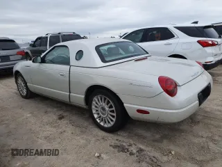 2005 Ford Thunderbird 50th Anniversary with VIN 1FAHP69A95Y108872, listed as a Copart auction lot 75413814 with Not Provided miles and Salvage Title. Bid and sale history available at DreamBid. Image 2.