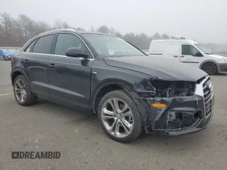 2016 Audi Q3 Prestige with VIN WA1GFCFS0GR015198, listed as a Copart auction lot 50299895 with 47,354 mi miles and Salvage title. Bid and sale history available at DreamBid. Image 4.