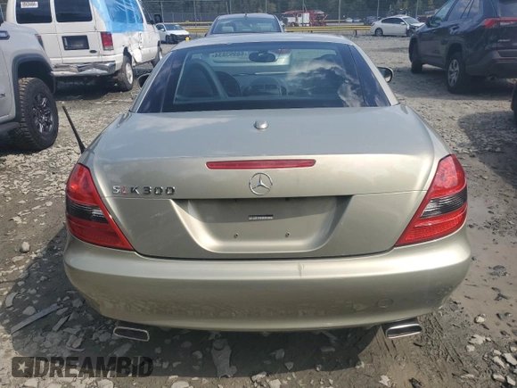 2010 Mercedes-Benz SLK-Class SLK 300 with VIN WDBWK5EA5AF229435, listed as a Copart auction lot 68993834 with 0 mi miles and Salvage Title. Bid and sale history available at carsss.com. Image 6.